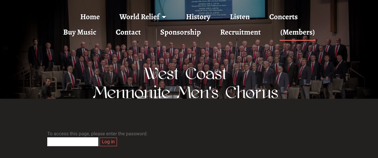 How to design a great choir website