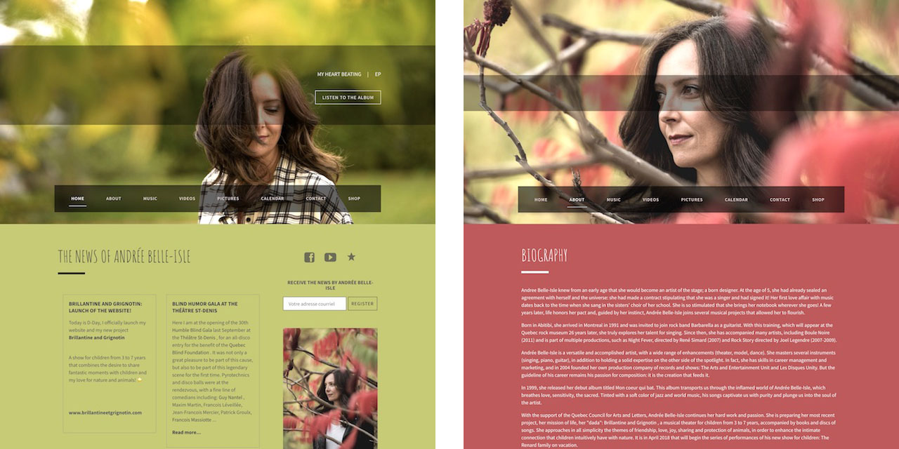 Website Design Inspiration: Beautiful Styled Sections