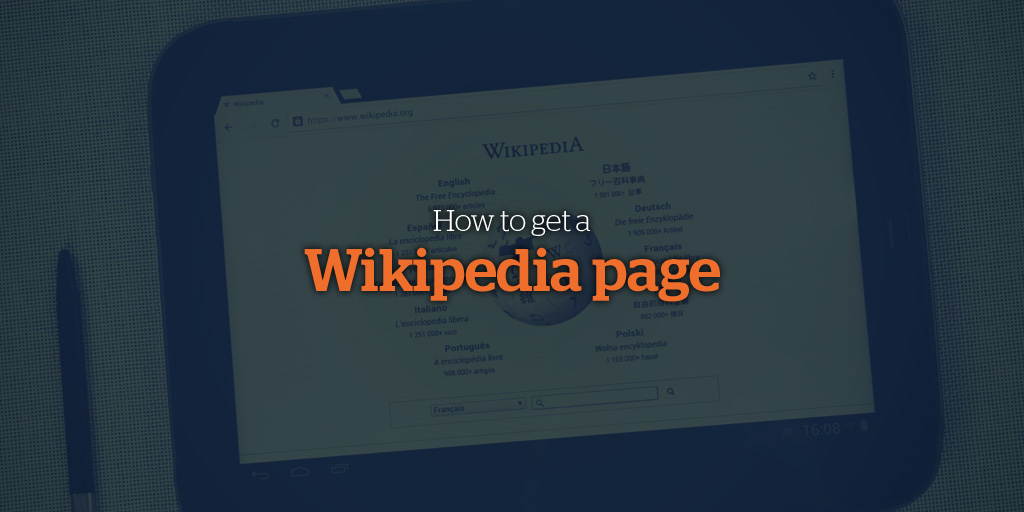 How to Get a Wikipedia Page for Your Band