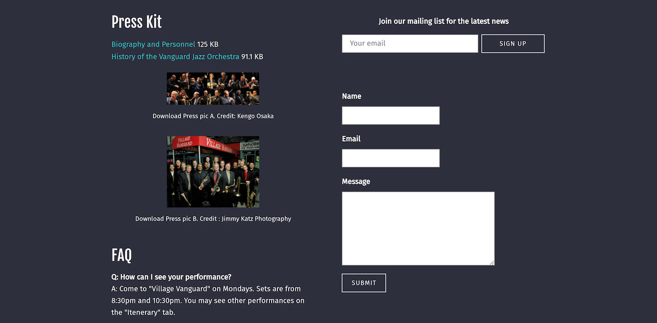 How to design a great orchestra website