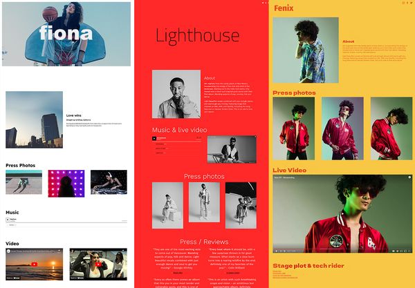 New: 6 EPK layouts to make your press kit stand out