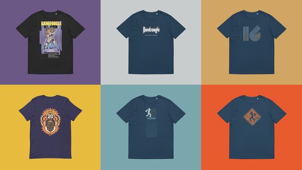 Bandzoogle through the years: a look at our best t-shirt designs