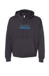 Frickin' Awesome Hoodie - charcoal and blue