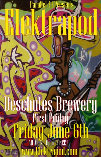 Elektrapod Poster - Deschutes Brewery First Friday Series - 6/6/14
