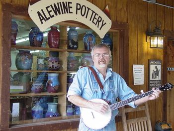 CEO Robert Alewine, accomplished clawhammer banjo and guitar player, Fisherman and Master Potter.

