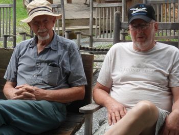 Hiking buddies, Tom Morton, and Walt McFalls, both of Gatlinburg, TN
