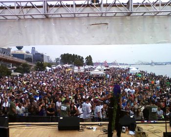 08.18.12 @ Seattle Hempfest @ 4:20! Photo by Kirk from the drums
