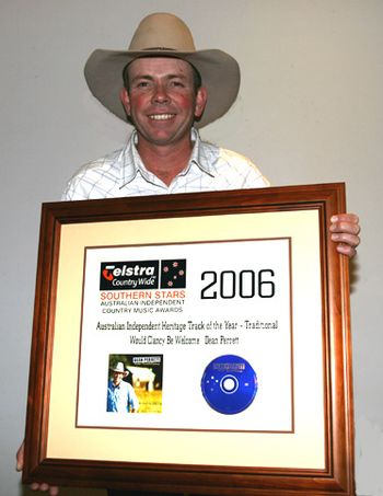 Mildura Heritage Award 2006 for Would Clancy Be Welcome
