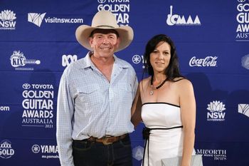 Dean & Wife Camille at Golden Guitar Awards 2021
