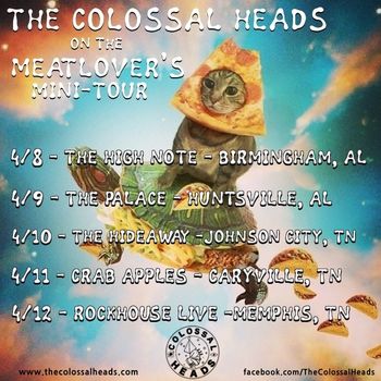 MeatLover's Mini Tour in April 2015
