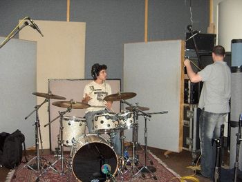 Recording drums
