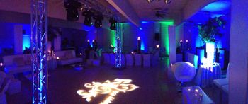 Dance Floor Arch with moving lights
