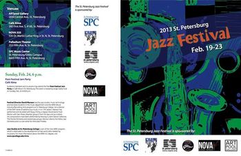 2013 jazz festival program
