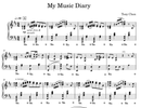 Music Sheet "My Music Diary" “我的音樂日記”鋼琴樂譜