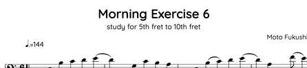 Morning Exercise 6
