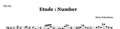 Etude_Number_op.105_bass&treble-clef