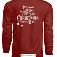 Very Merry Christmas Long Sleeve Tshirt