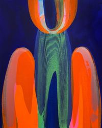 "Lightning Field" - Acrylic on Canvas, 24" x 30"