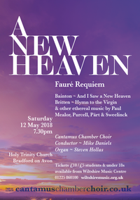 Spring Concert: Faure 'Requiem' - Cantamus Chamber Choir