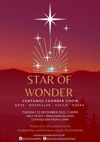 Star of Wonder with Cantamus Chamber Choir