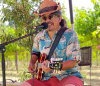 Yoshi solo blues show at Burrell School Winery