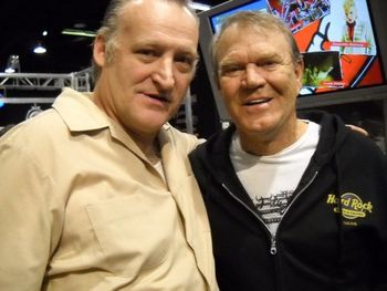 With Glen Campbell
