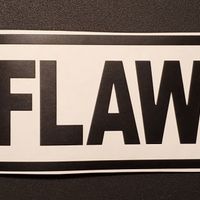FLAW Premium Permanent Vinyl Decal 