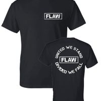 Flaw Logo Pocket Tee in Black