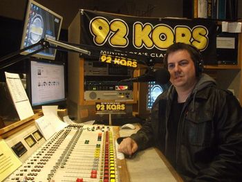Here I am at my KQRS Radio gig
