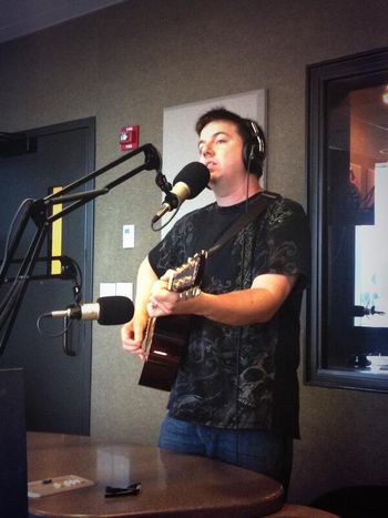 Benjamin Raye live in studio on Twin Cities News/Talk
