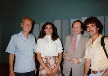 Susan with Ozan Marsh, Byron Janis, James Behr
