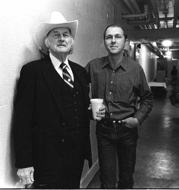 Mike with Bill Monroe
