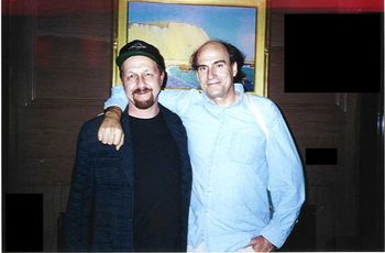 James Taylor with Mike

