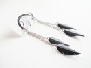 Chain Feather Earrings E13