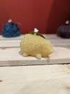 Small Beeswax Hedgehog Candle