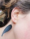 Innertube Feather Earrings E2