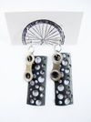Innertube Bike Chain Earrings E8