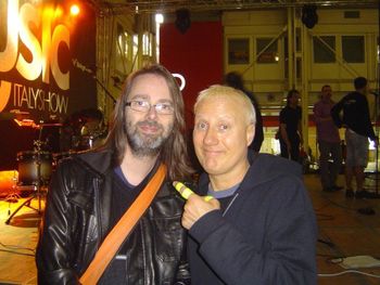 with Gregg Bissonette (drums on "Season 1")
