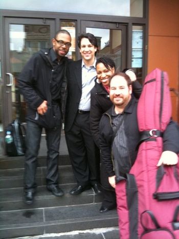 with Jerome Jennings,  Charenne Wade and Marco Panascia
