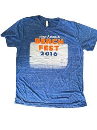 2016 Girls Rising Beach Fest Bella T Shirt Unisex