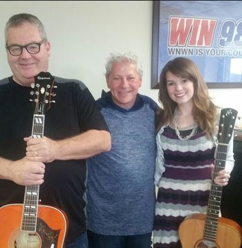 WIld Bill from WIN 98.5 had Kerry Adams and I in the studio....too...much...fun!!
