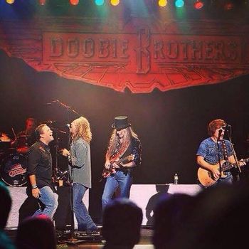 MDB and Brother Chris On Stage  with Doobie Brothers

