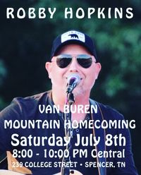 Robby Hopkins at Van Buren Mountain Homecoming
