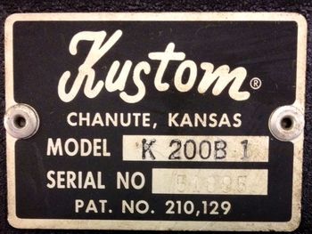 Sat. 12/27/14... My "brand new" (to me), amazing condition, all original, and highly collectible, vintage 1967-1970 (presently researching the exact year via serial number), Kustom K200-B1, with excellent condition, all original, "race car" "Naugahyde", green-blue, "metal-flake", "Tuck & Roll", "upholstery"... 1960s and 1970s rock-n-roll history right here, a la Creedance Clearwater Revival, Beach Boys, and many others, and check out the movie cover from Dave Grohl's , "Sound City". It just needed some cleaning up, shining, and TLC. Thanks for letting me practically steal this from you, Shelly Rae Dragovich! That steak and some Yuki are coming your way. LOL! ;)
