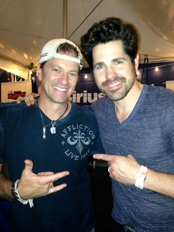 Greg and JT Hodges cut up during CMA Music Fest at the HARD ROCK!
