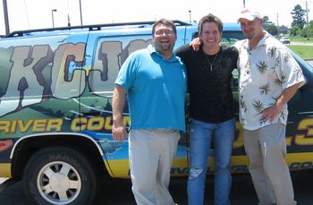 Jarrett and Jason welcome Greg to KCJC Country!

