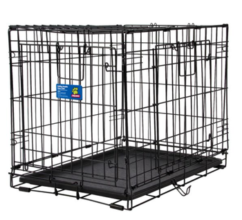 SOLD#82 Top Paw double door Small Dog Crate $25
