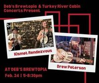 Turkey River Cabin Concerts Presents: Drew Peterson and Kismet Rendezvous