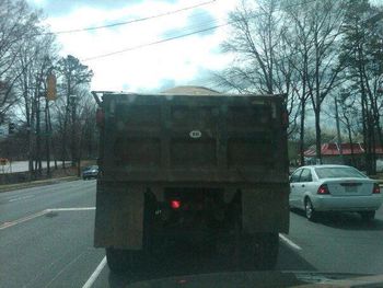 Total Street Cred! Dump truck somewhere on the streets of Charlotte
