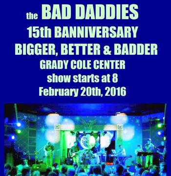 15th Banniversary - Grady Cole Center February 2016
